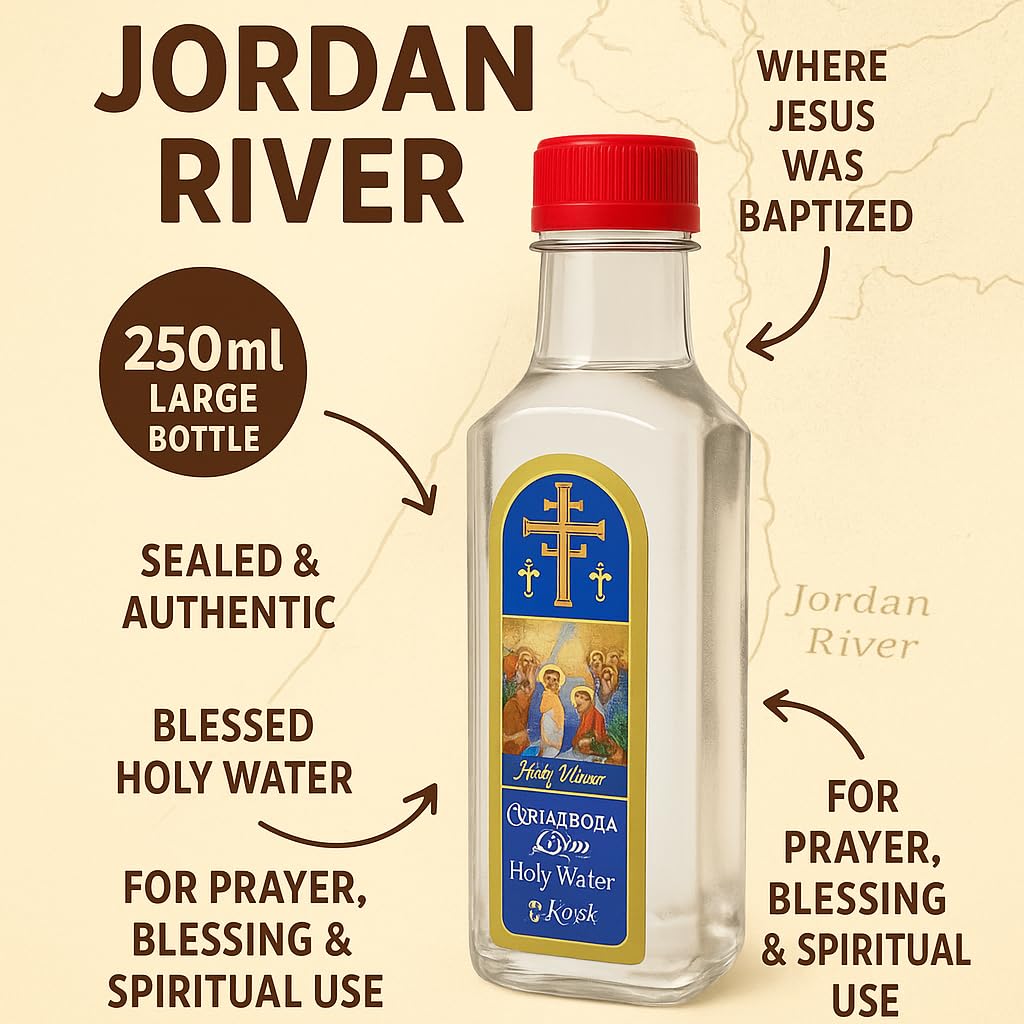 Amazon.com: Zuluf Jordan River Holy Water Holy Sepulchre Jerusalem